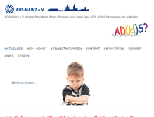 Tablet Screenshot of ads-mainz.de
